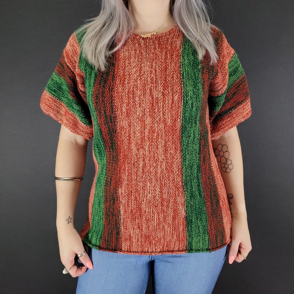 70s Albee Acrylic Knit Sweater Top